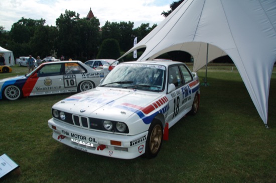 Prodrive-Rallye-BMW M3 in FINA-Farben