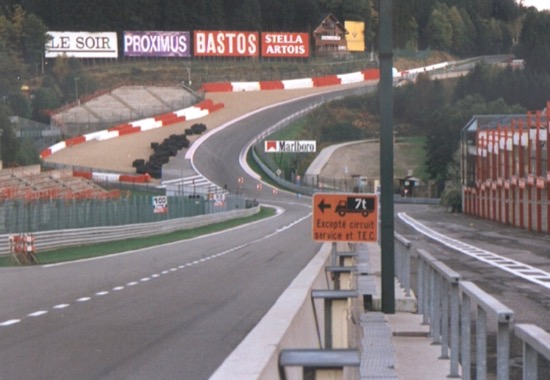 Eau Rouge in Spa-Francorchamps