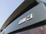 M3-Schriftzug auf dem Kofferraumdeckel