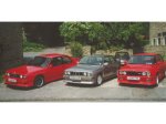 Johns beide M3 nebeneinander vor der Garage