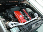 S14-Motor mit Einzeldrosselklappen, Nahaufnahme