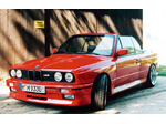 Rolands brillantrotes M3 Cabrio offen