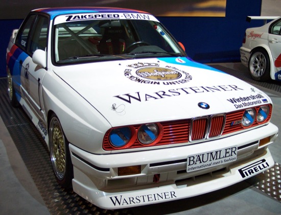 BMW M3 Gruppe A DTM von 1987 im Warsteiner-Design