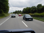 2. s14.de-Treffen Mannheim 2003: M3-Kolonne bei der gemeinsamen Ausfahrt auf der Autobahn